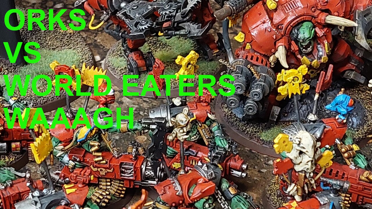 ORKS VS WORLD EATERS: WARHAMMER 40K 2000PTS BATTLE REPORT ARKS OF OMEN