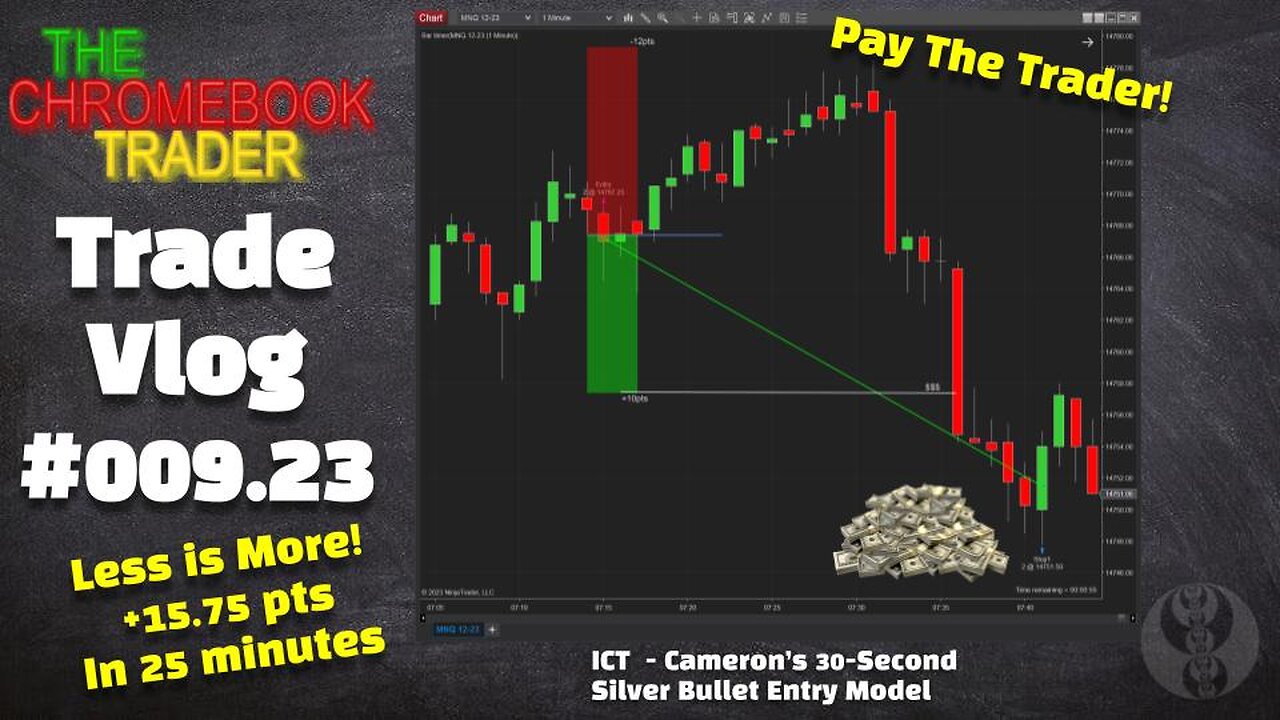 Funded Account Trade Vlog #009.23 | Cameron's 30-Second Strat | Pay The Trader!