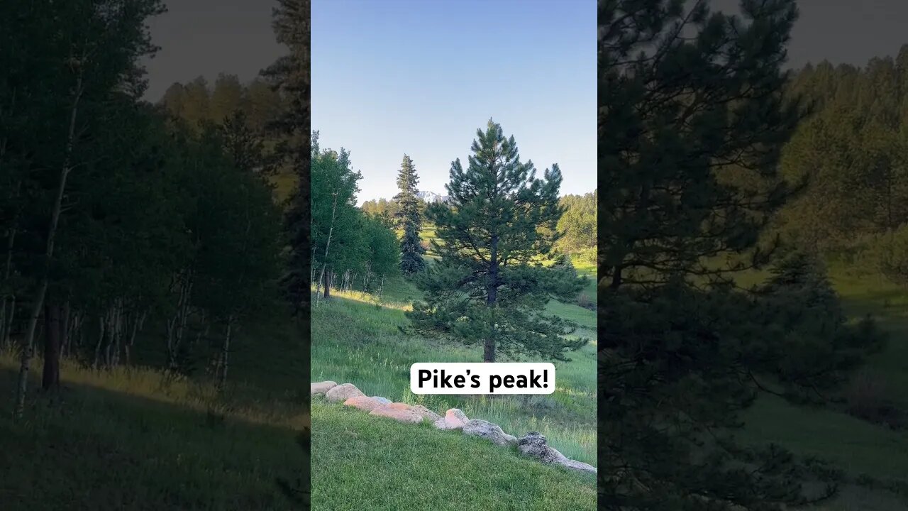 I found Pike’s Peak 🤩 SO beautiful (and still has snow!!) #shorts #nature