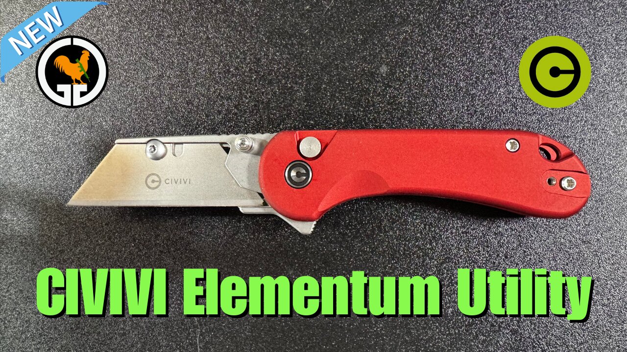 CIVIVI Elementum Utility (Burgundy) - New for November 2024