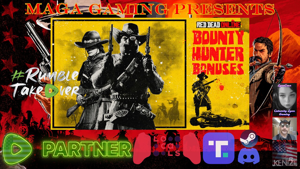 RDO - Bounty Hunter Bonuses Month, Week 3: Sunday w/ RoiRatt, CalamityLynn and McLovin