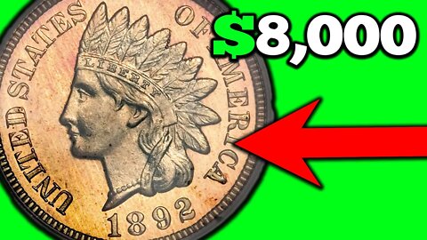 RARE Indian Head Penny Error Coins Worth Money - 1892 Indian Head Cent Value