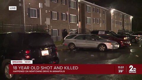 18-year-old shot and killed in Annapolis