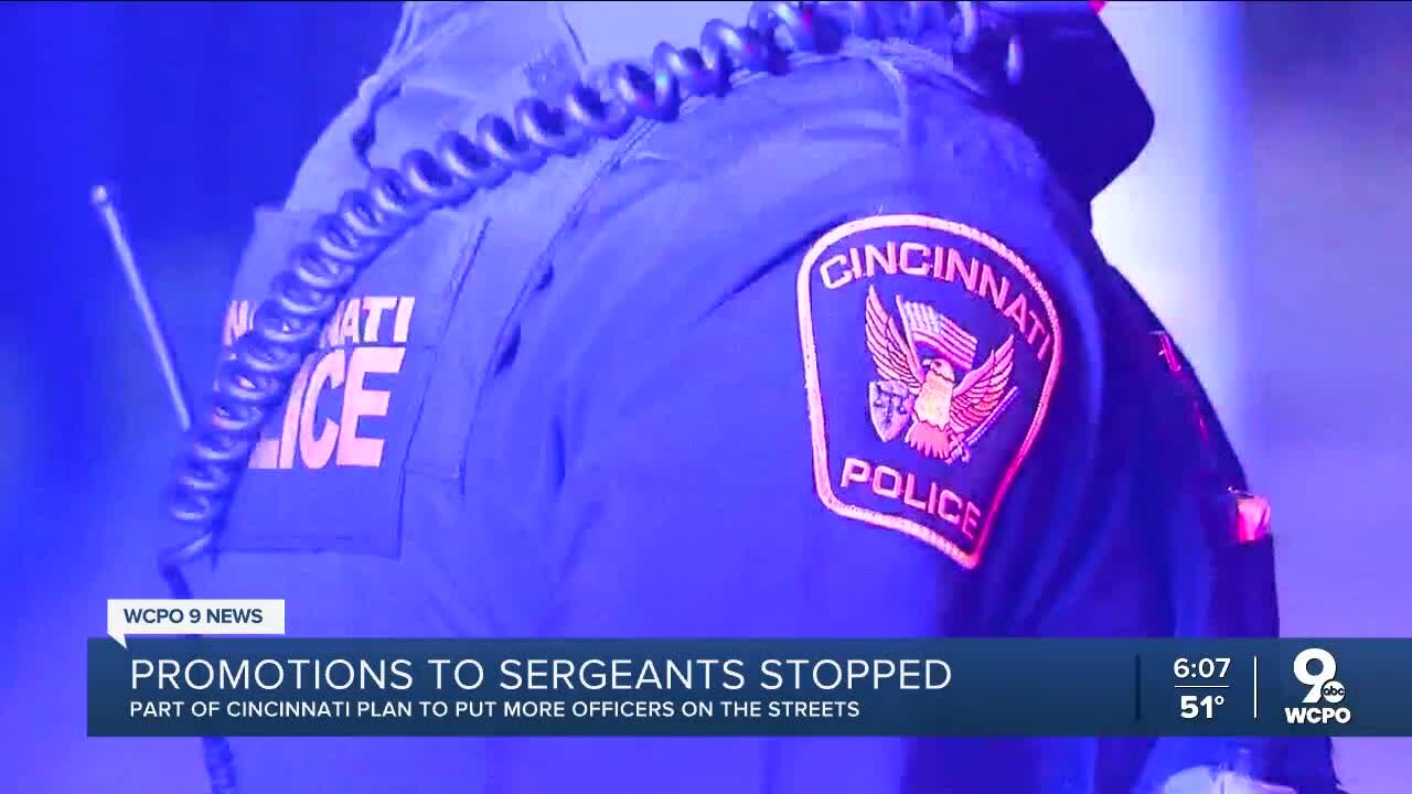 Cincinnati police chief wants less sergeants, more officers on patrol