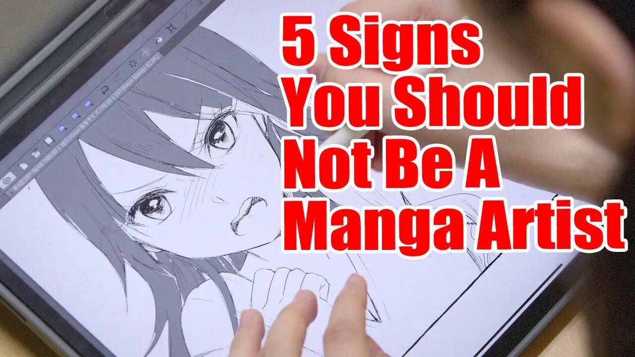5 Signs You Should Not Be A Manga or Comic Book Artist #manga #comicbooks