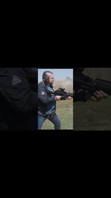 Chuck Liddell Shooting The SAW M249