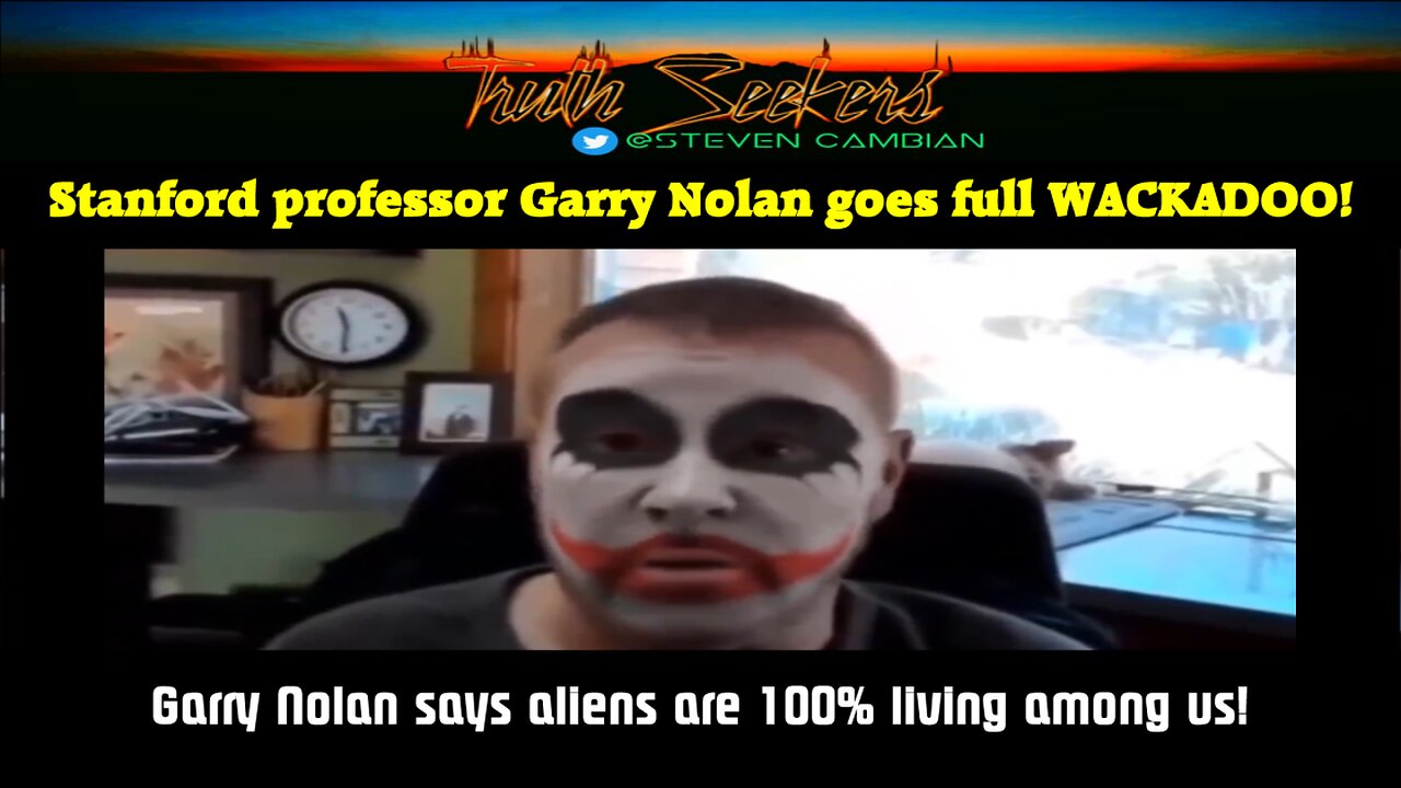 Stanford professor Garry Nolan goes full WACKADOO!