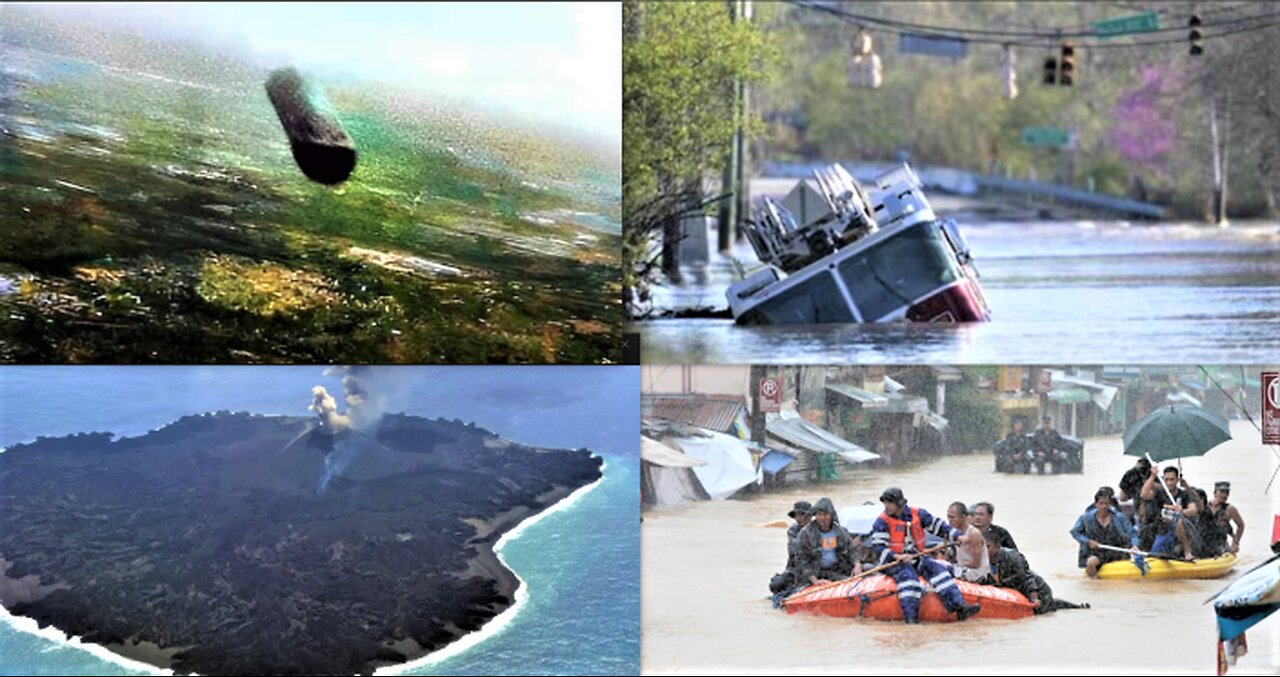 GLOBAL FLOODS BIBLICAL PROPORTIONS*JAPAN "GROWS" 7,000 NEW ISLANDS?*DRACONIAN SHIP CAUGHT ON CAMERA?