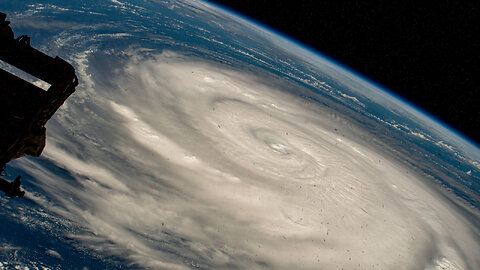 HURRICANE FRANKLIN IS SEEN FROM THE INTERNATIONAL SPACE STATION