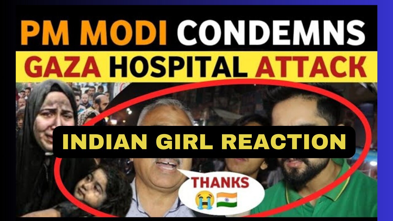 INDIAN GIRL REACTION ON ISRAEL-HAMAS LATEST PAKISTANI REACTION