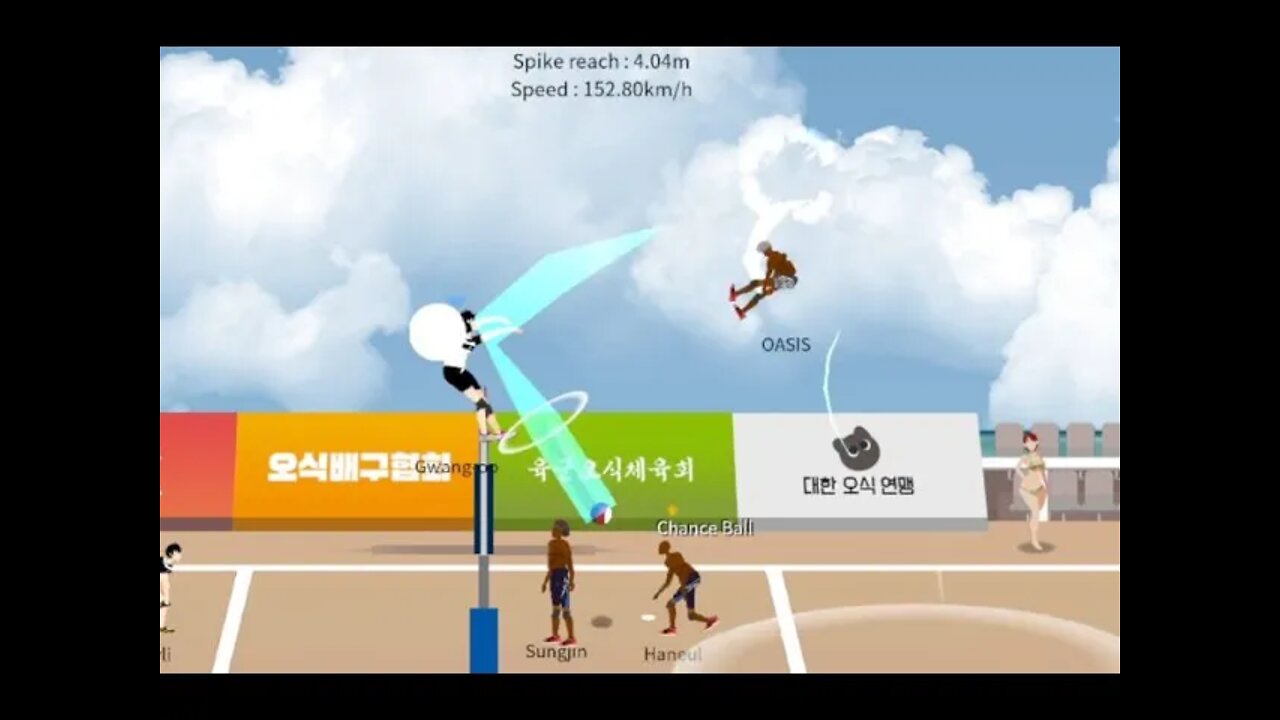 The Spike Volleyball - OASIS Reset Glitch vs S-Tier Spiker Jaehyun in Challenge Mode Stage 4???
