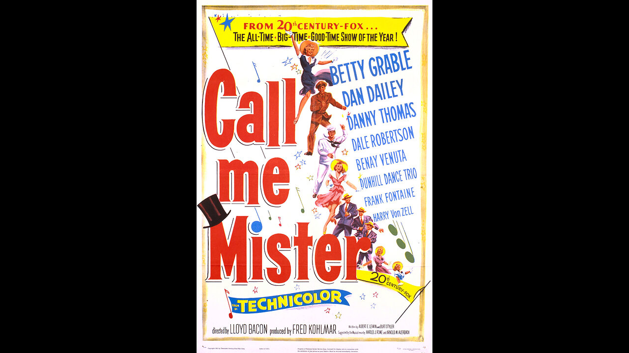 Call Me Mister (1953) | Directed by Lloyd Bacon