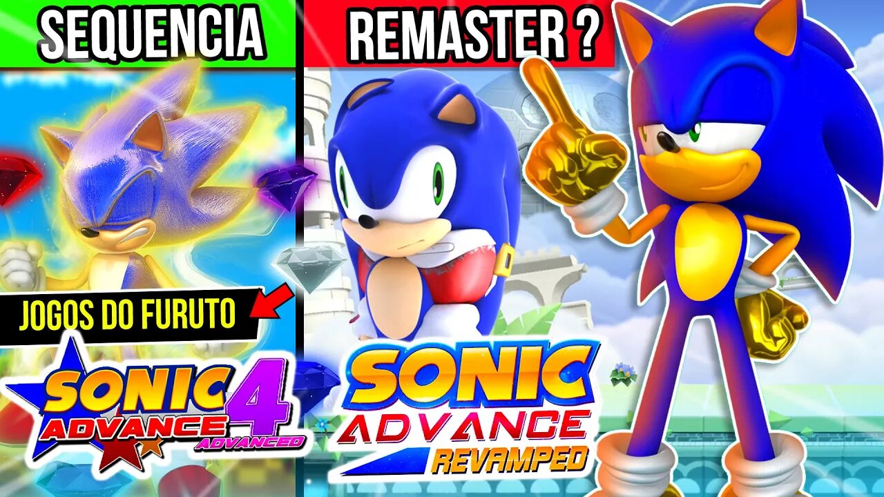 Sonic Advance 4 Revamped - NOVA SEQUENCIA e REMASTER GENIAL do SONIC ADVANCE