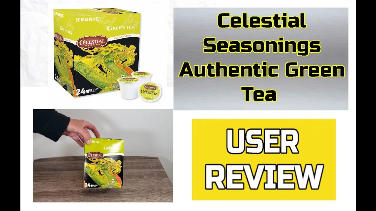 Celestial Seasonings Green tea - Nice Packaging -Easy to Store - Easy To Use