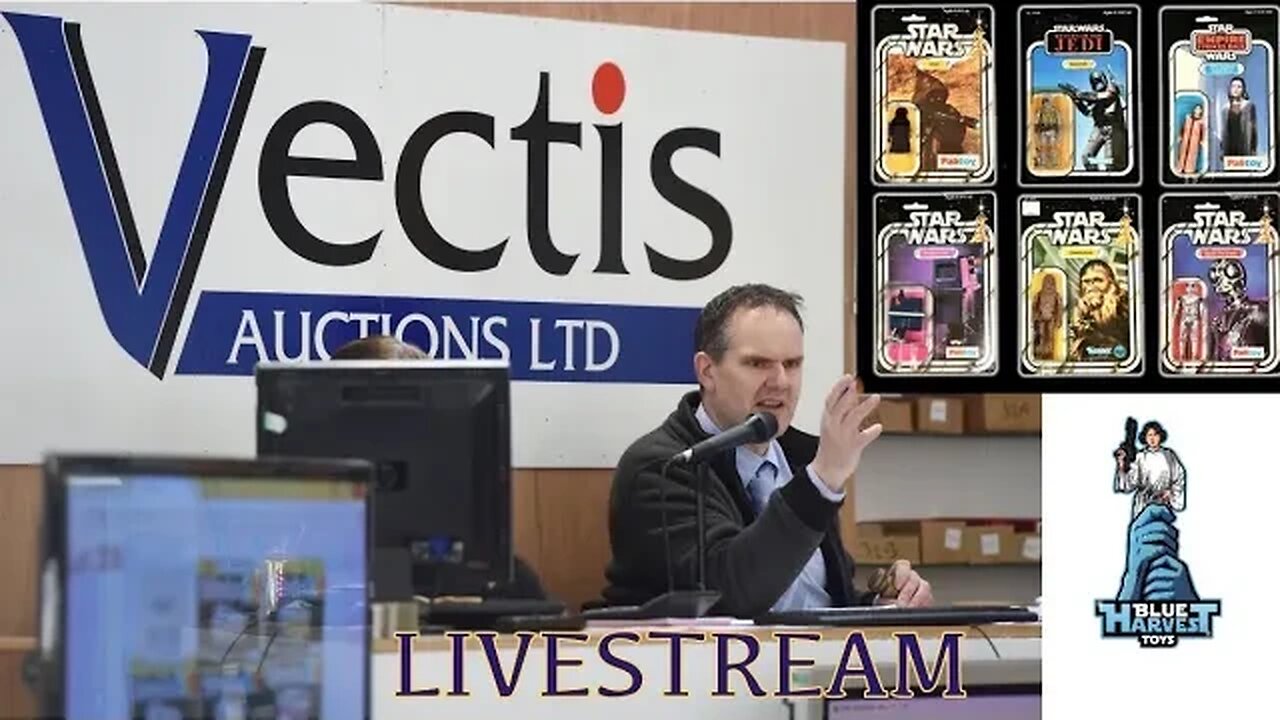 VECTIS AUCTIONS LIVE #vintagestarwars #vectisauctions