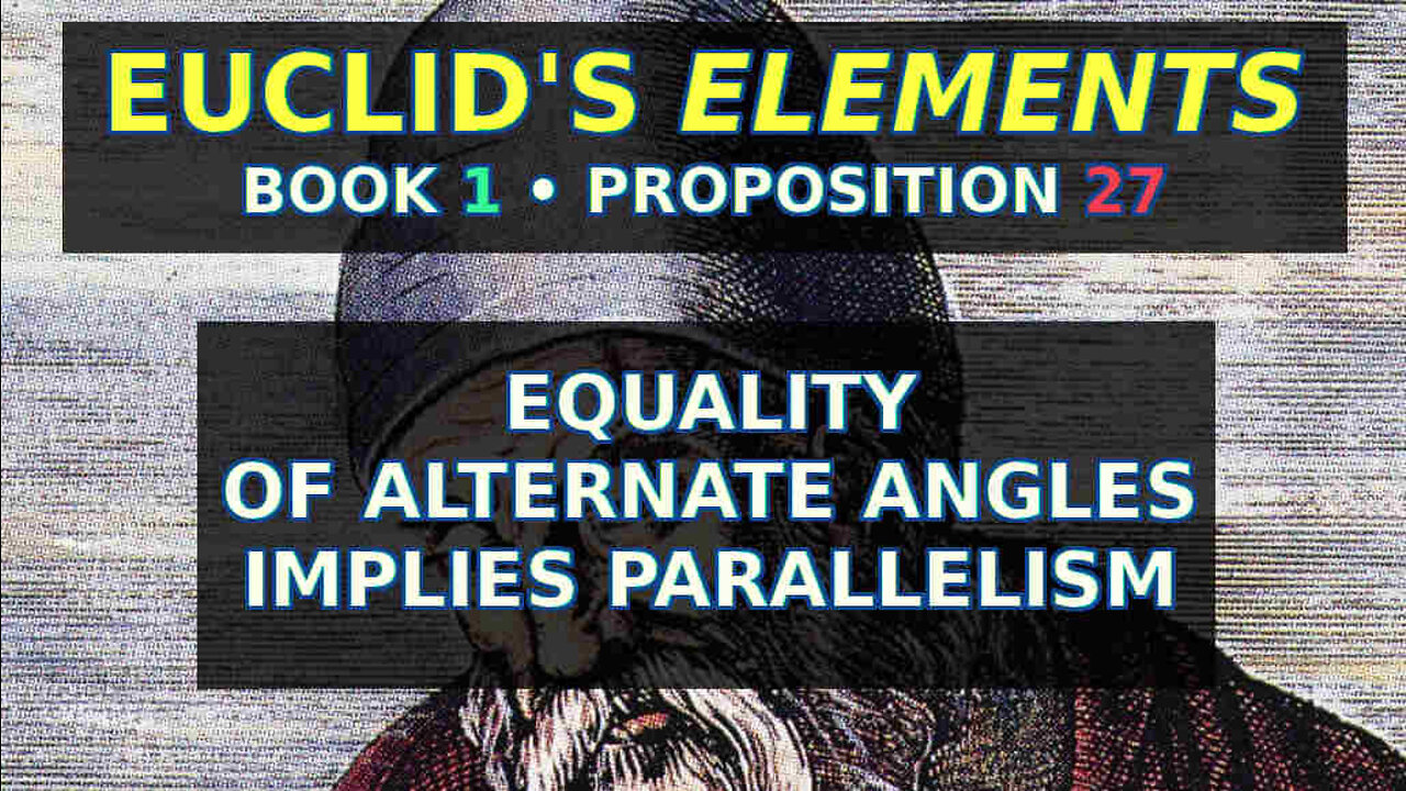 Bitcoin is Parallelism | Euclid's Elements Book 1 Prop 27