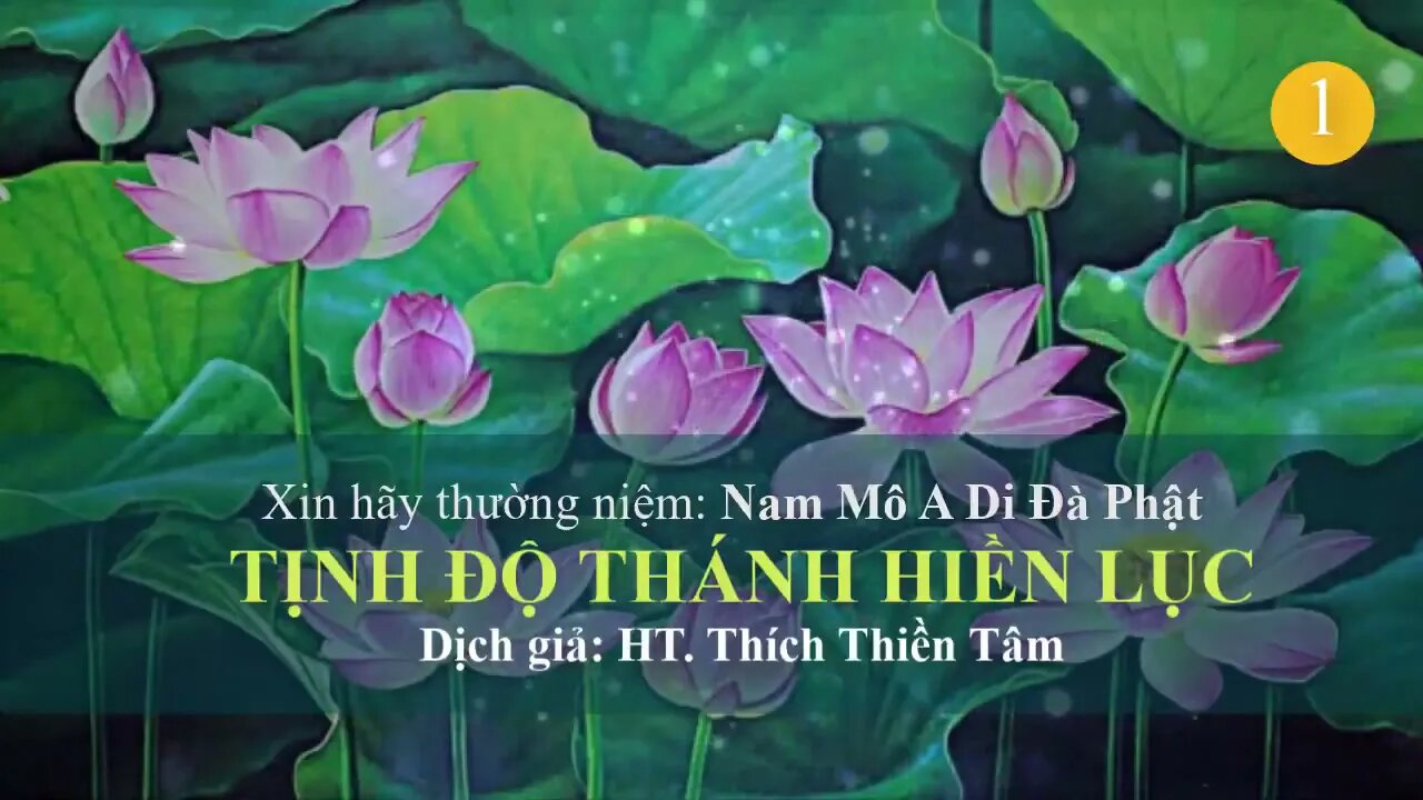 TỊNH ĐỘ THÁNH HIỀN LỤC phần 1 | Hoà Thượng Thích Thiền Tâm