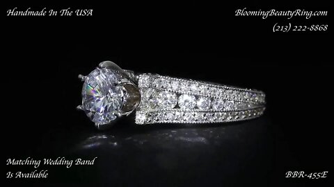 BBR 455E Engagement Ring Matching Wedding Band Available