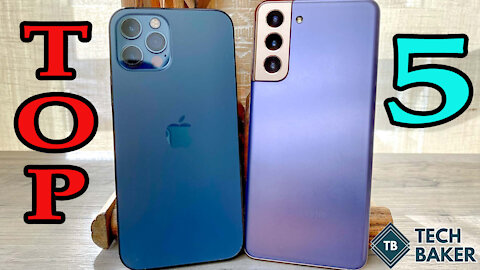 Top 5 Best Smartphones 2021 - Tech Baker