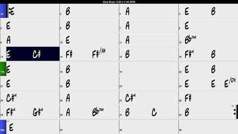 15 Minute Slow Blues 12:8 in E 65 BPM #BluesBackingTrack #SlowBlues #GuitarPractice