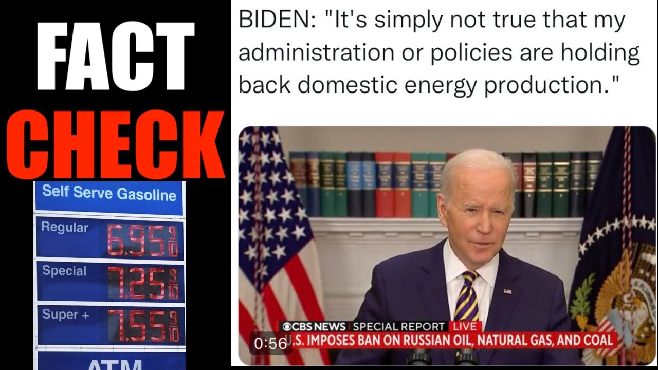 Joe Biden Administration Responsible for the Massive Rise in Gas Prices? Examine the EVIDENCE