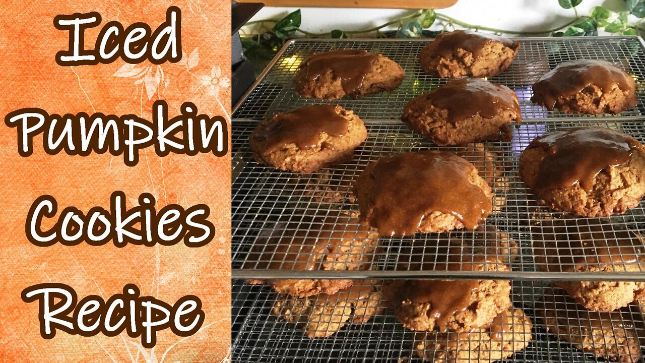 Iced Pumpkin Cookies Recipe