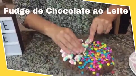 FUDGE DE CHOCOLATE AO LEITE O BRIGADEIRO AMERICANO