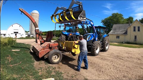 Getting Ready To Chop 1st Cut Alfalfa Hay Is Never An Easy Project!