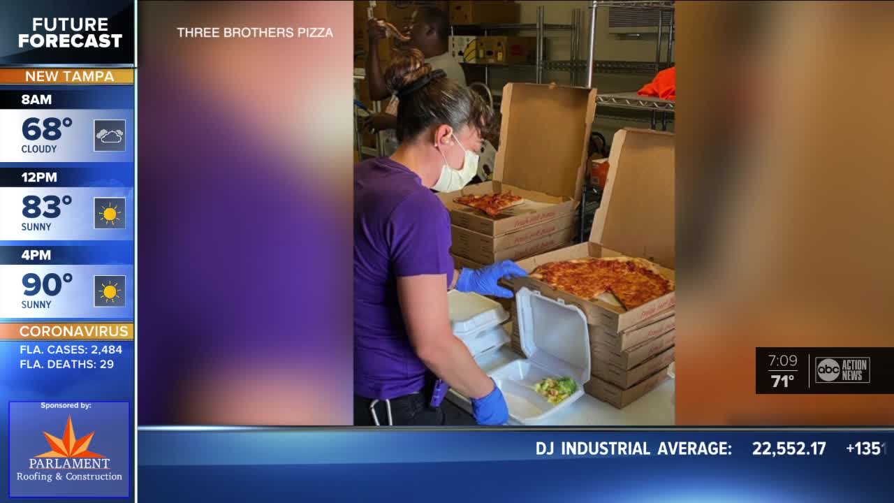 Tampa Bay pizzeria gives back to community during pandemic