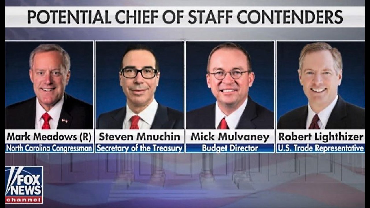 Who is on the short list to replace John Kelly?