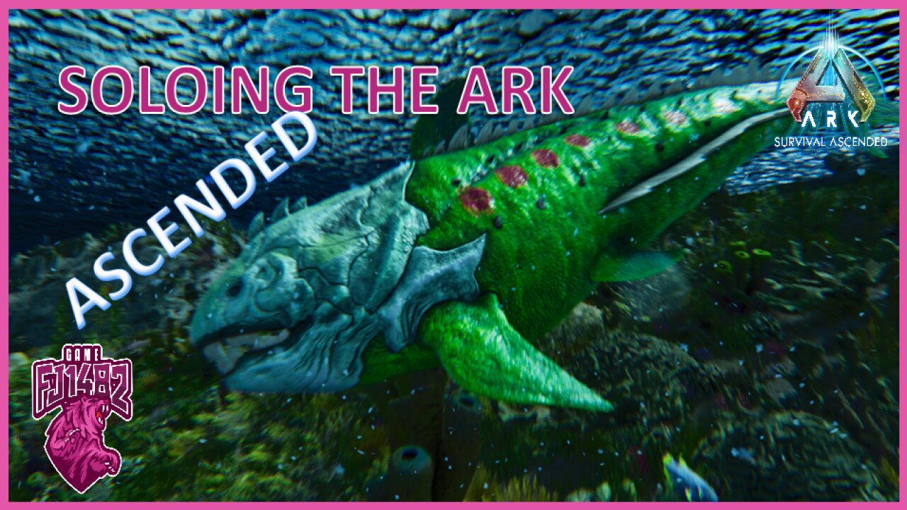 Taming Daeodon and Dunkleosteus Soloing ARK Ascended Ep. 69