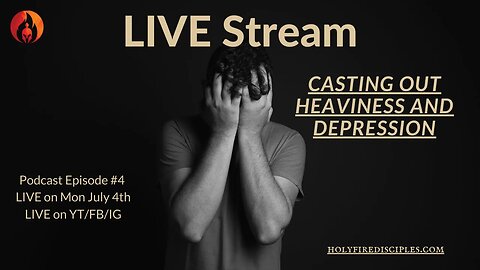 Casting Out Heaviness and Depression #deliverance #spiritualwarfare