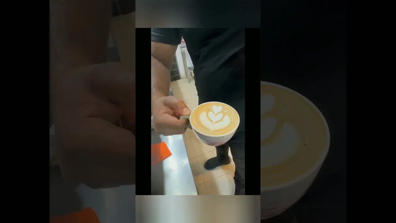 OMG 😳😳 kids drink coffee lattart