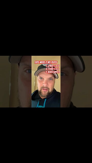 Let’s make some MONEY! Week 2 NFL Pick are in! #nfl #nflpicks