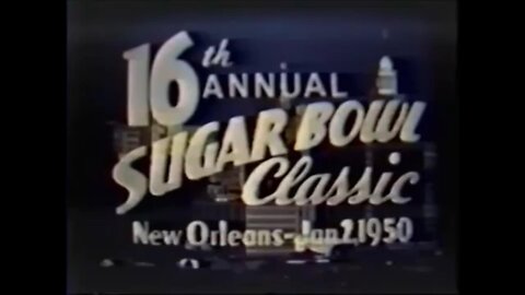 1950 Sugar Bowl Oklahoma Sooners vs LSU Tigers