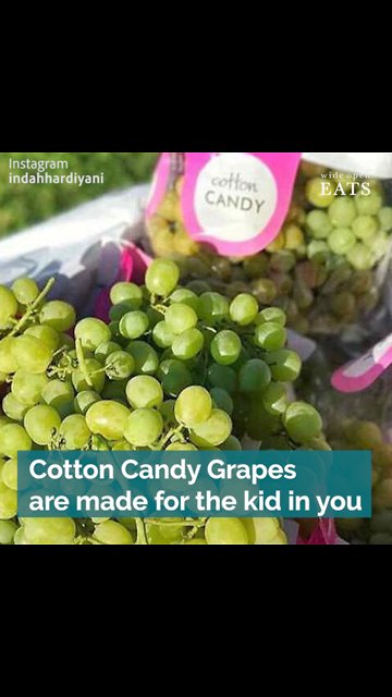 Cotton Candy Grapes Are the Hybrid Variety for the Kid in You