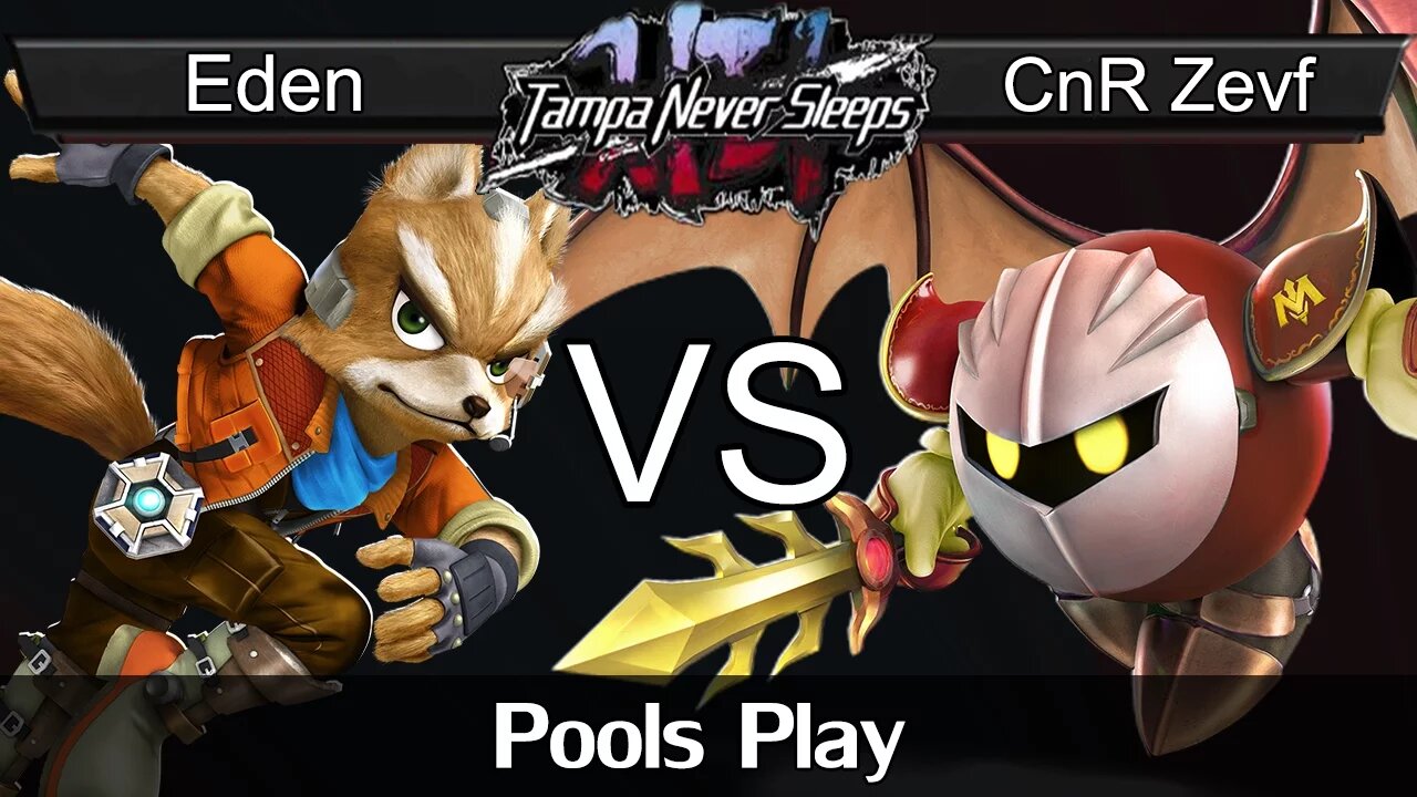 Eden (Fox) vs. CnR Zevf (Meta Knight) - Pools Play - TNS 6