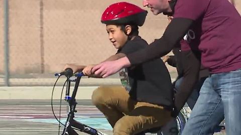 Nonprofit donates 200 bikes to Las Vegas children