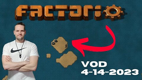 Stranded Mod. It's good. Come see. (4/14/2023 VOD) #twitch #live #gaming #factorio