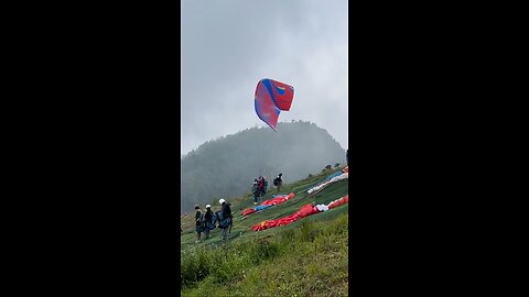 PARAGLIDING ENJOY GJ30RIDER SHIMLA HIMACHAL PRADESH INDIA