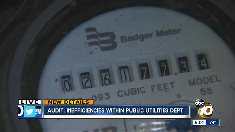 Audit: Inefficiencies within public utilities dept