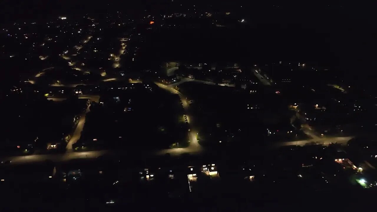 Cholsey Village at night from South