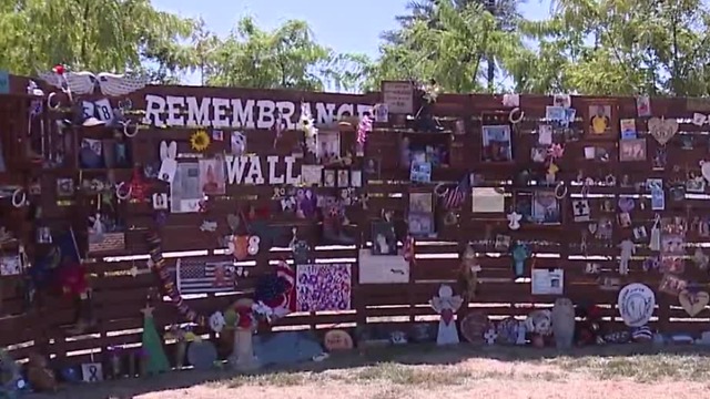 Work begins on permanent remembrance wall at Las Vegas Healing Garden