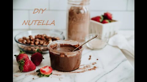 Healthy Homemade Nutella DIY