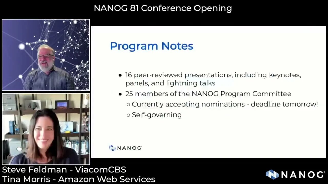 NANOG 81 Conference Opening