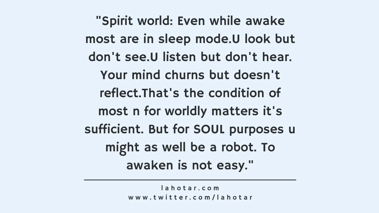 Lahotar Quote - 17 September 2023