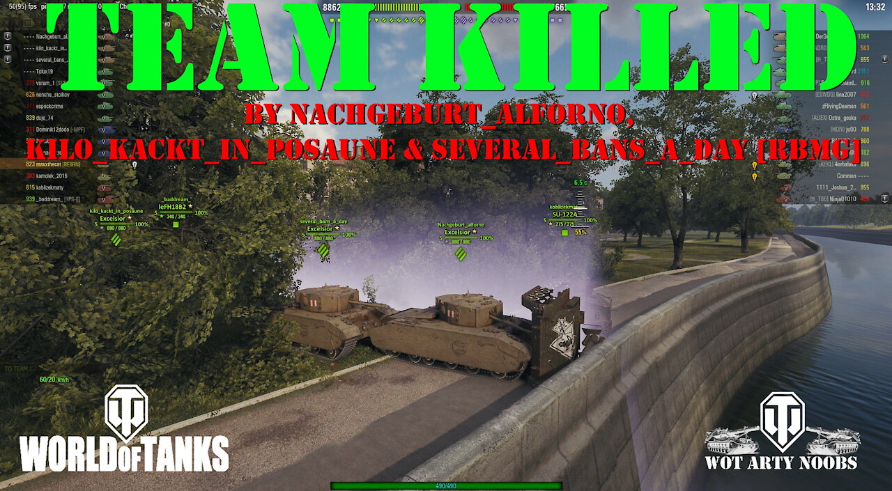 Team Killers - Nachgeburt_alforno, kilo_kackt_in_posaune & several_bans_a_day [RBMG] on EU Server.
