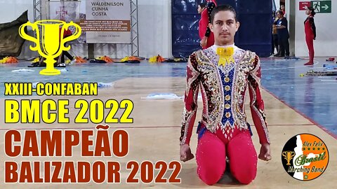 Um pequeno trecho do Balizador da BMCE-Banda Marcial Confederação do Equador no XXIII Confaban 2022