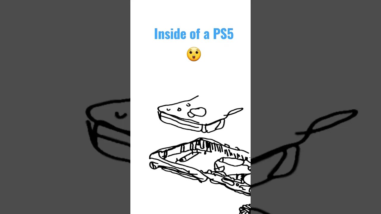 Inside of a PS5 Drawing 😲 #ps5 #playstation #playstation5