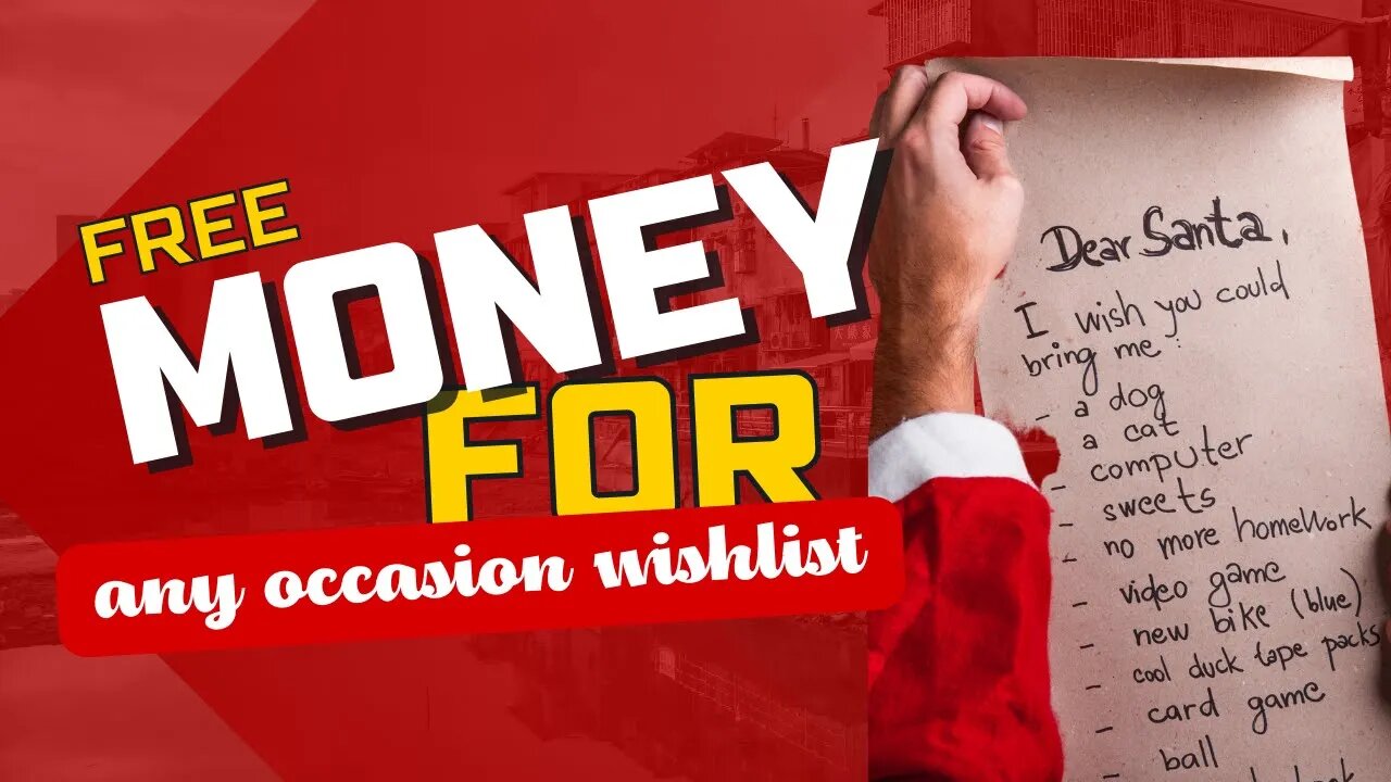 Get Free Money for Any Occasion Wishlist on these Websites